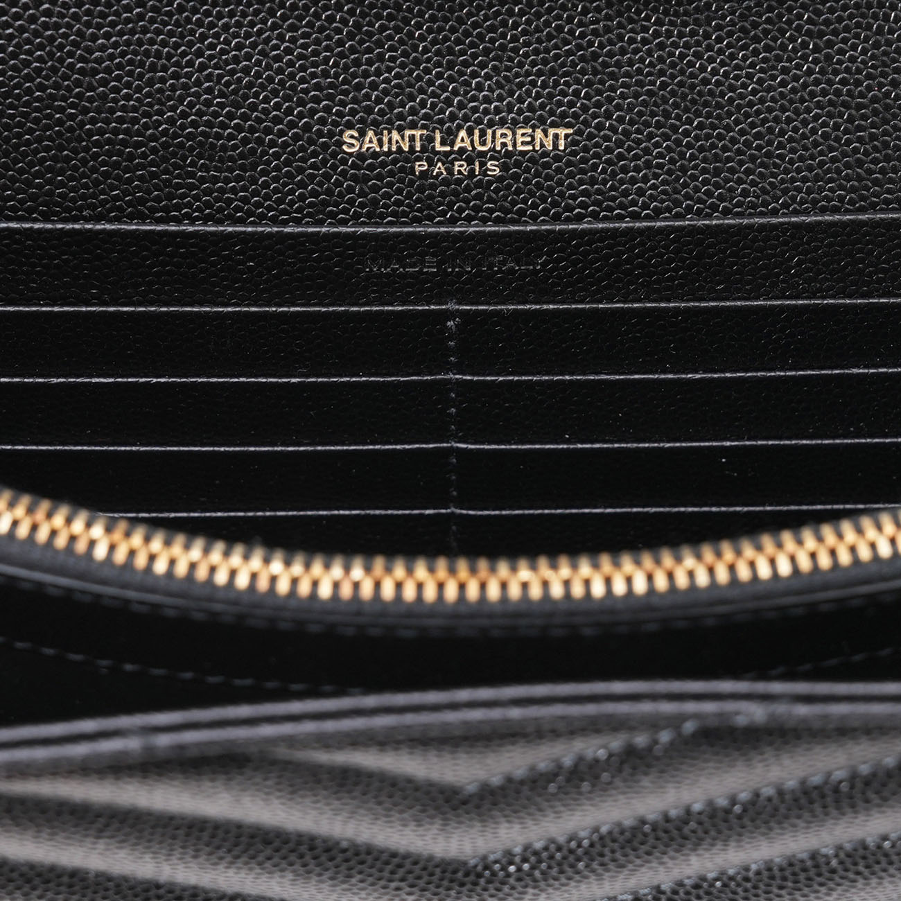 YVES SAINT LAURENT(USED)생로랑 377828 모노그램 쉐브론 체인 크로스백